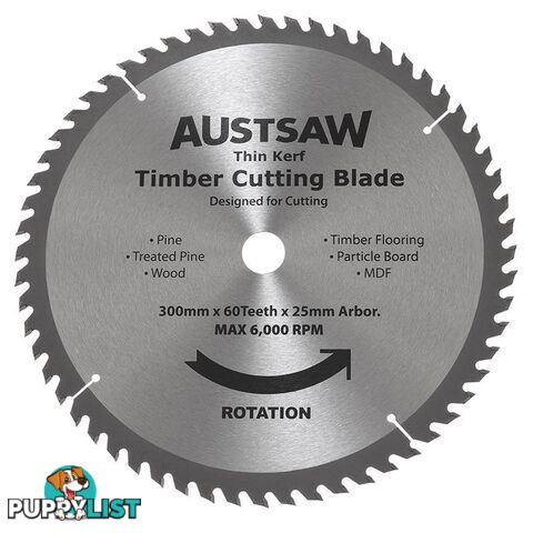 Thin Kerf Timber Blade Austsaw TBP3053060