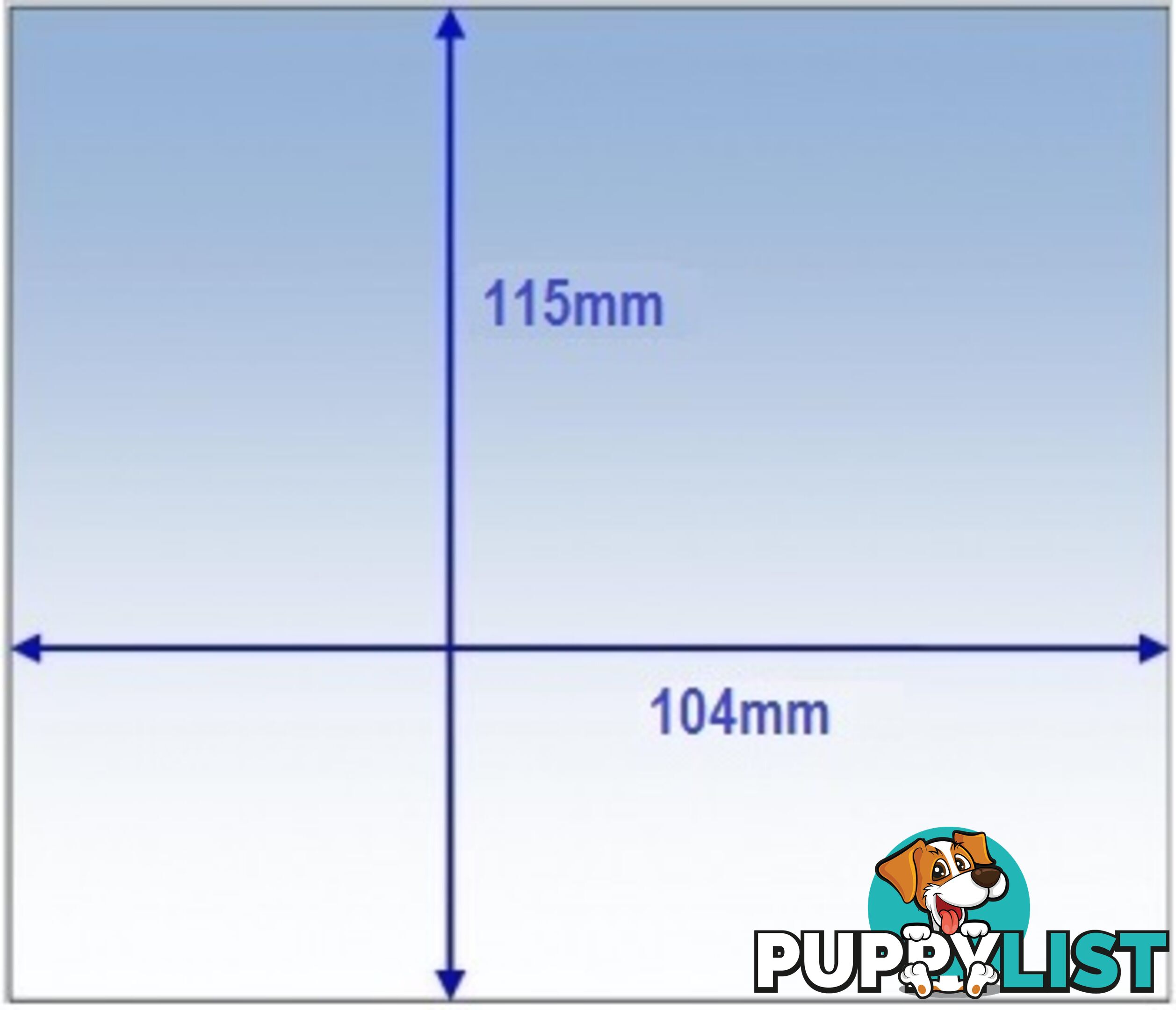 Clear Lens 115mm x 104mm CL115104-5 Pkt : 10