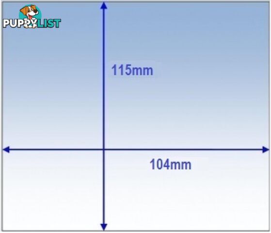 Clear Lens 115mm x 104mm CL115104-5 Pkt : 10