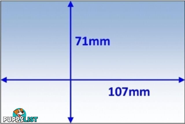 Clear Inner Lens 107 x 71mm Suits Jackson WH70 GDS / Esab New Tech PKT:10