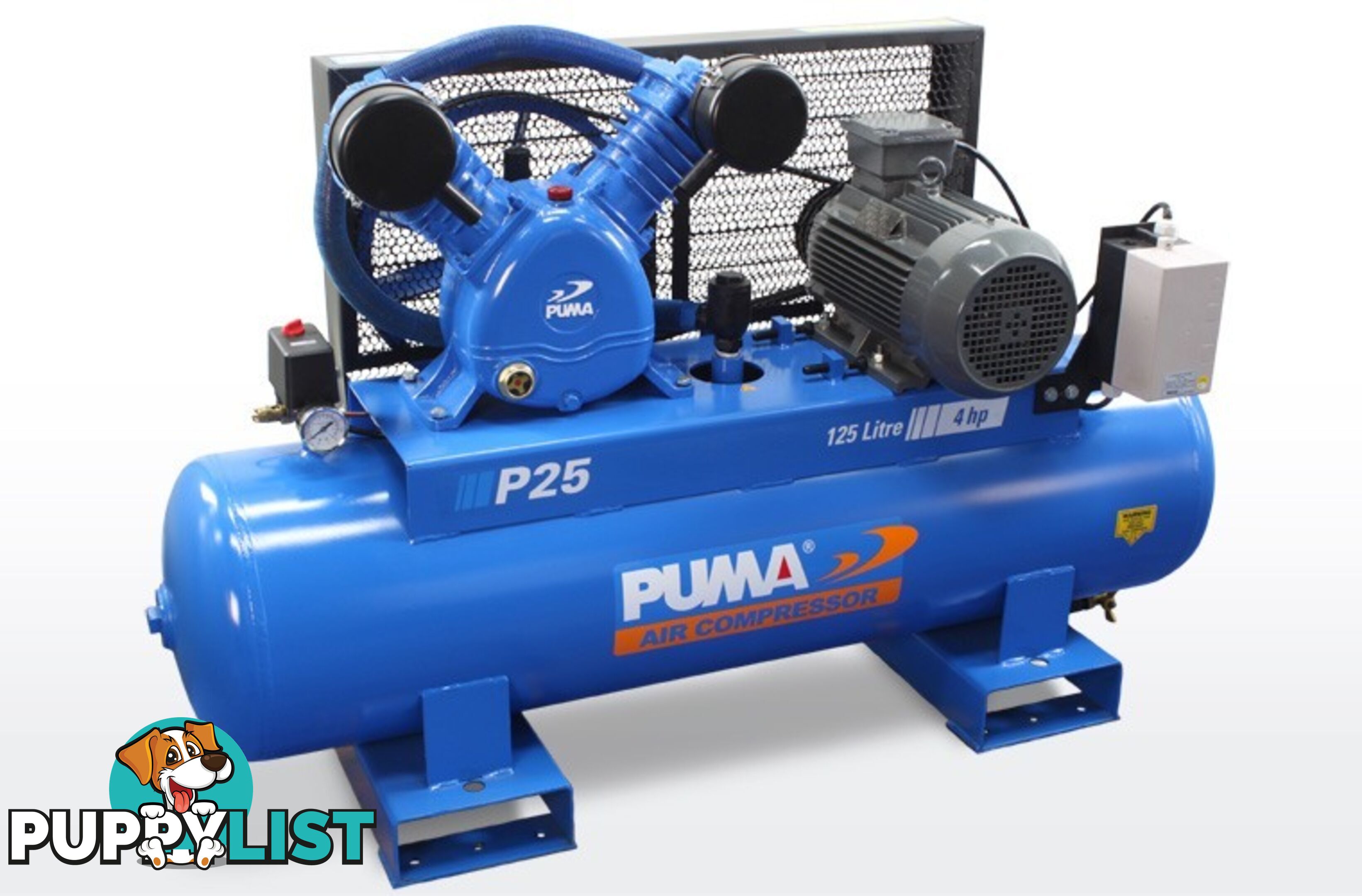 Air Compressor Dependable Performance 125 Litres Puma PU P25 415V