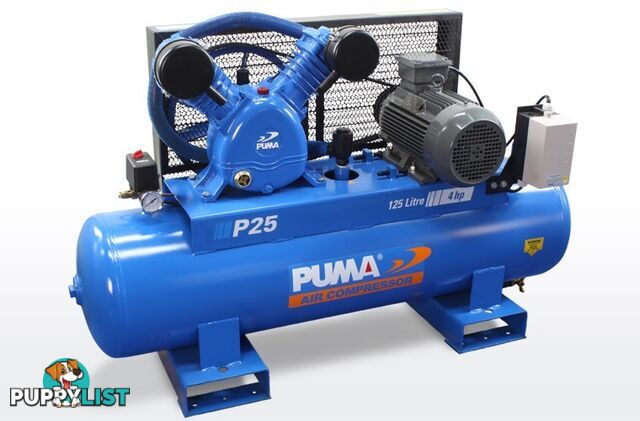 Air Compressor Dependable Performance 125 Litres Puma PU P25 415V