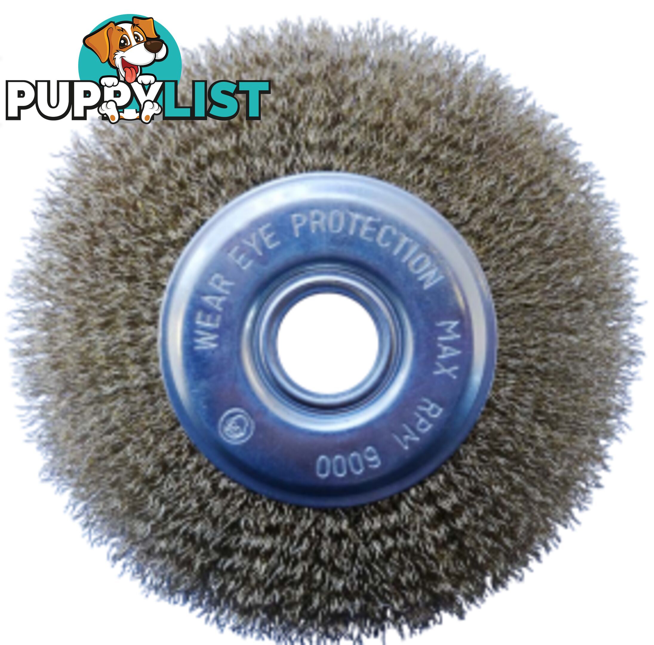 150mm x 12mm Crimped Wheel Brush