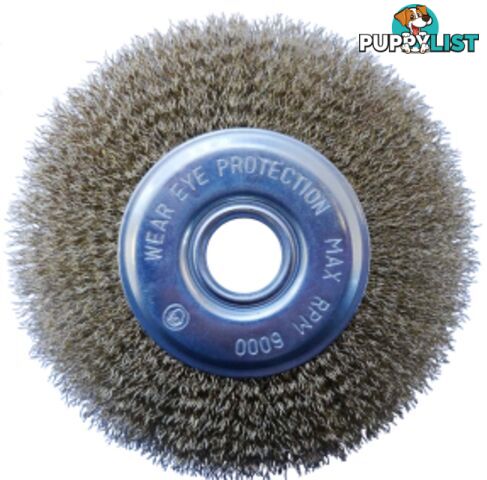 150mm x 12mm Crimped Wheel Brush