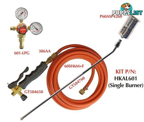 LPG Heating Kit Harris Scorcher HK Air/LPG Single Burner HKAL601