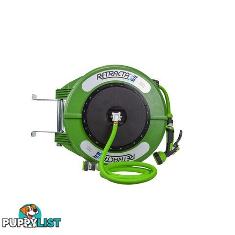 Garden Water Reel R3 1/2" x 25 Metres Green Macnaught DR425G-03