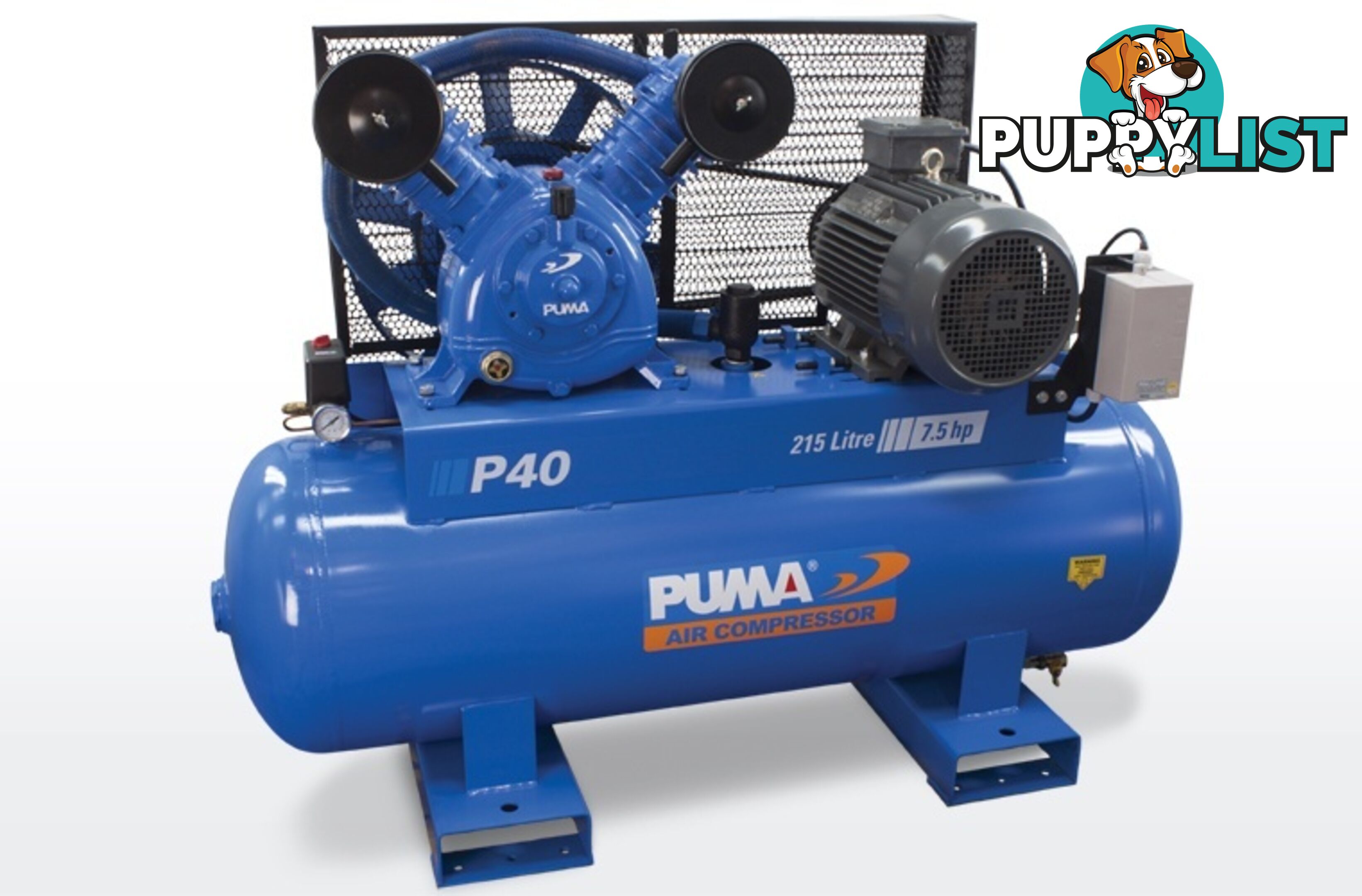 Air Compressor Dependable Performance 215 Litres Puma PU P40 415V