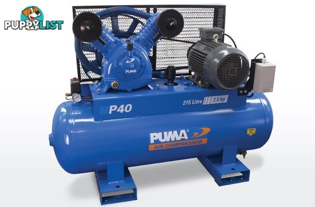 Air Compressor Dependable Performance 215 Litres Puma PU P40 415V