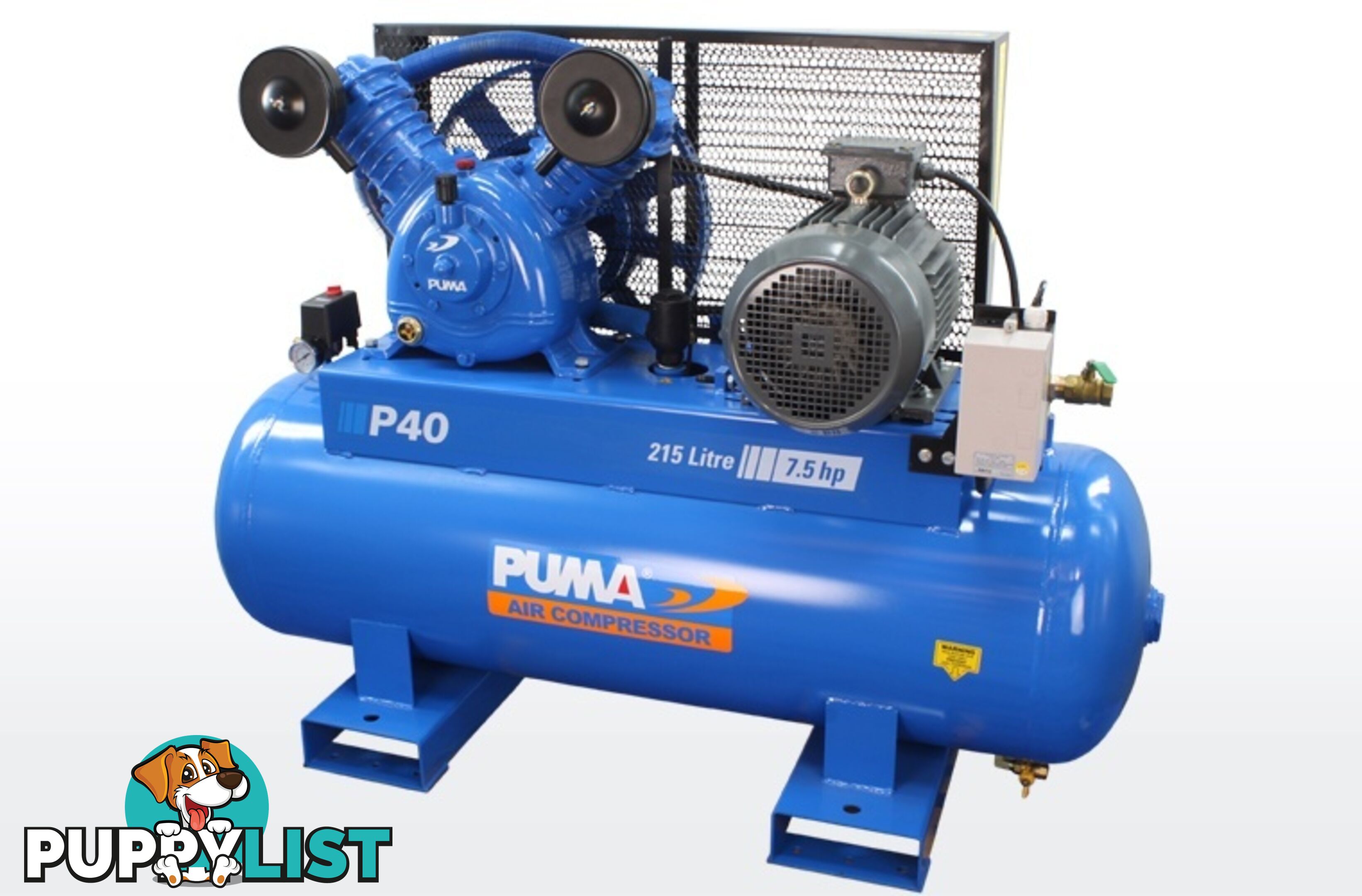 Air Compressor Dependable Performance 215 Litres Puma PU P40 415V