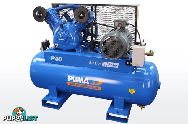 Air Compressor Dependable Performance 215 Litres Puma PU P40 415V