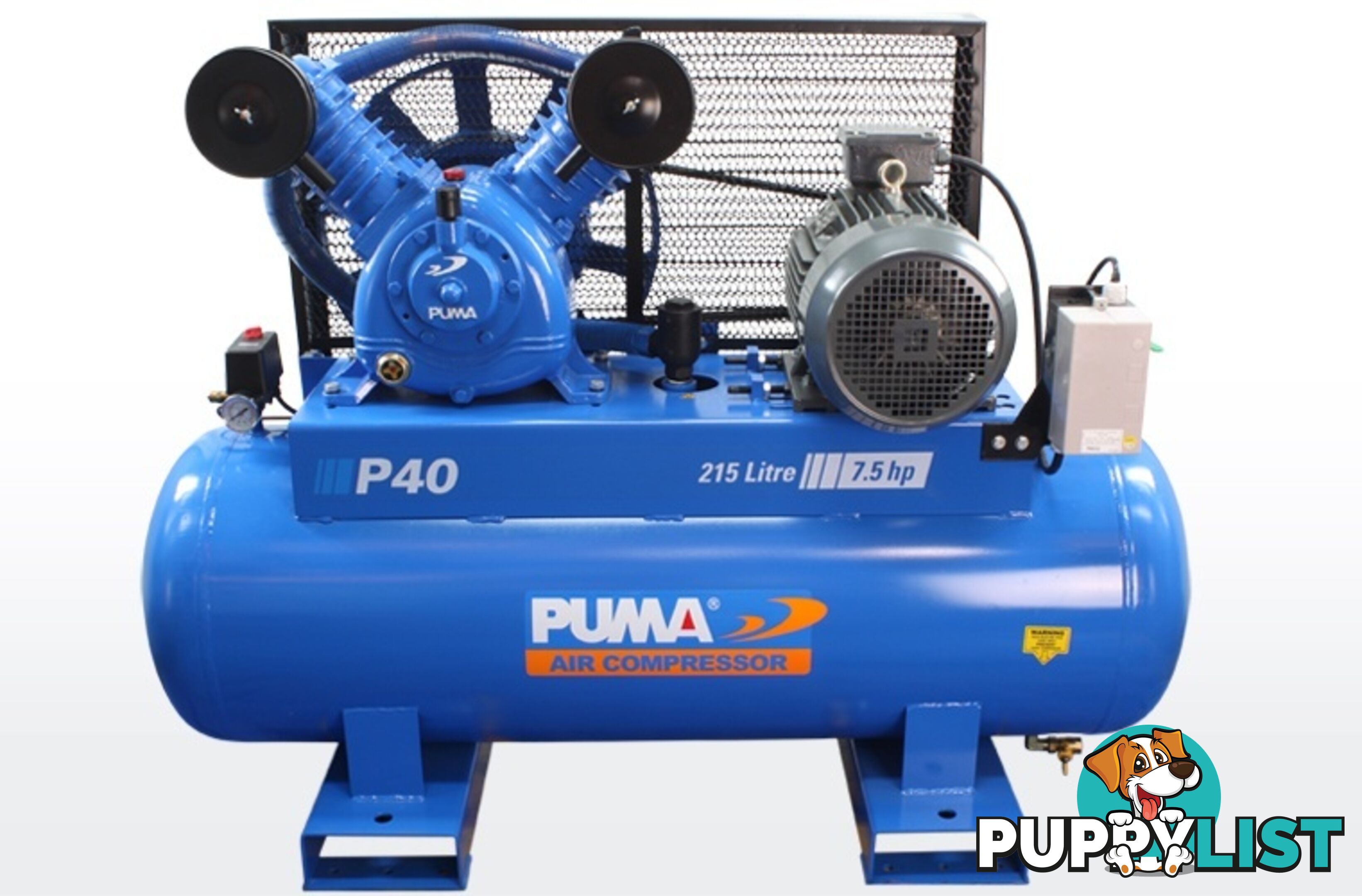 Air Compressor Dependable Performance 215 Litres Puma PU P40 415V