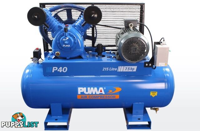 Air Compressor Dependable Performance 215 Litres Puma PU P40 415V