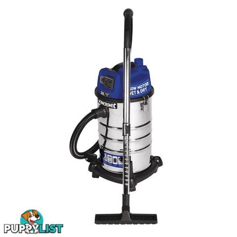 Wet & Dry Garage Vacuum 30 Litres 1250W/240V Kincrome KP703