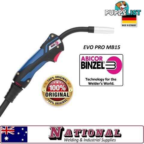 Binzel MB15 EVO Pro MIG Welding Torch 5 Metres 002.0714.1