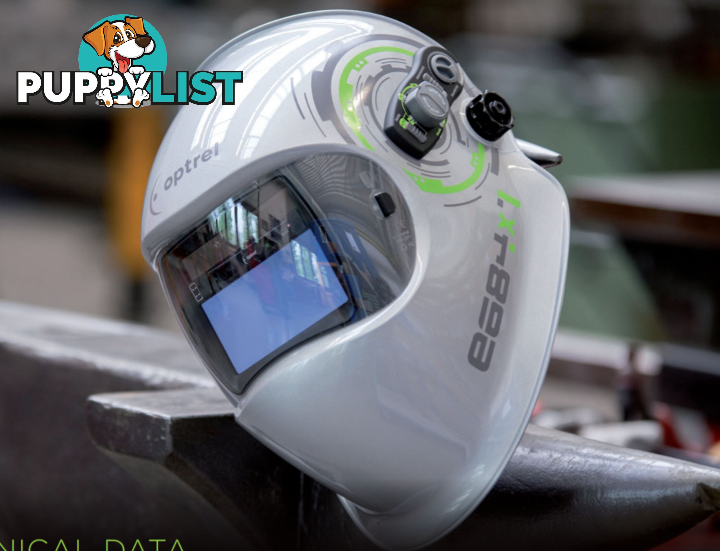 Welding Helmet E684 Silver Optrel 1006.500