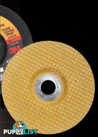 Flexible Grinding Wheel 125 x 3 x 22.23mm 60+ 3M XC002071790 (14444) Pack of 10