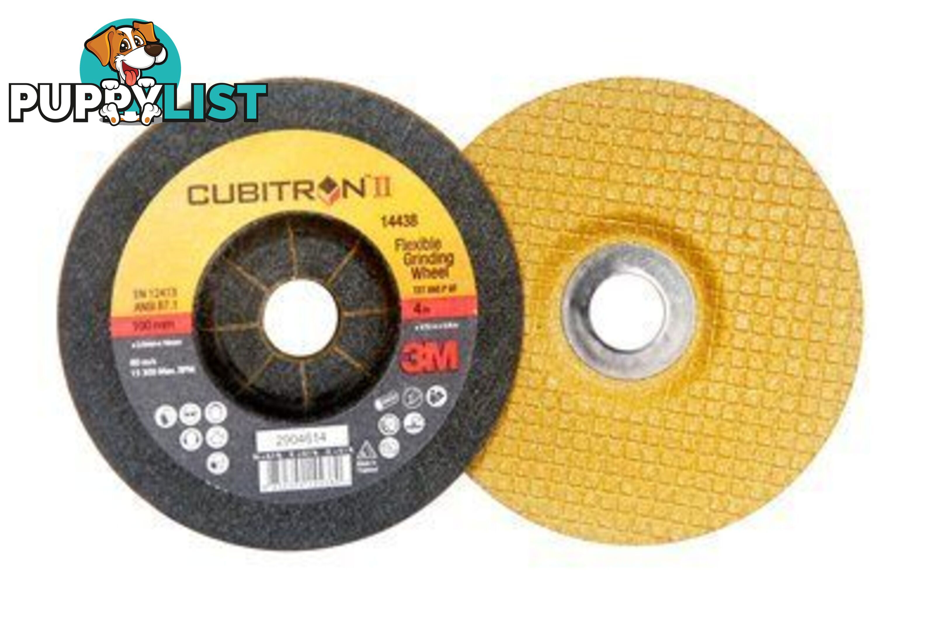 Flexible Grinding Wheel 125 x 3 x 22.23mm 60+ 3M XC002071790 (14444) Pack of 10