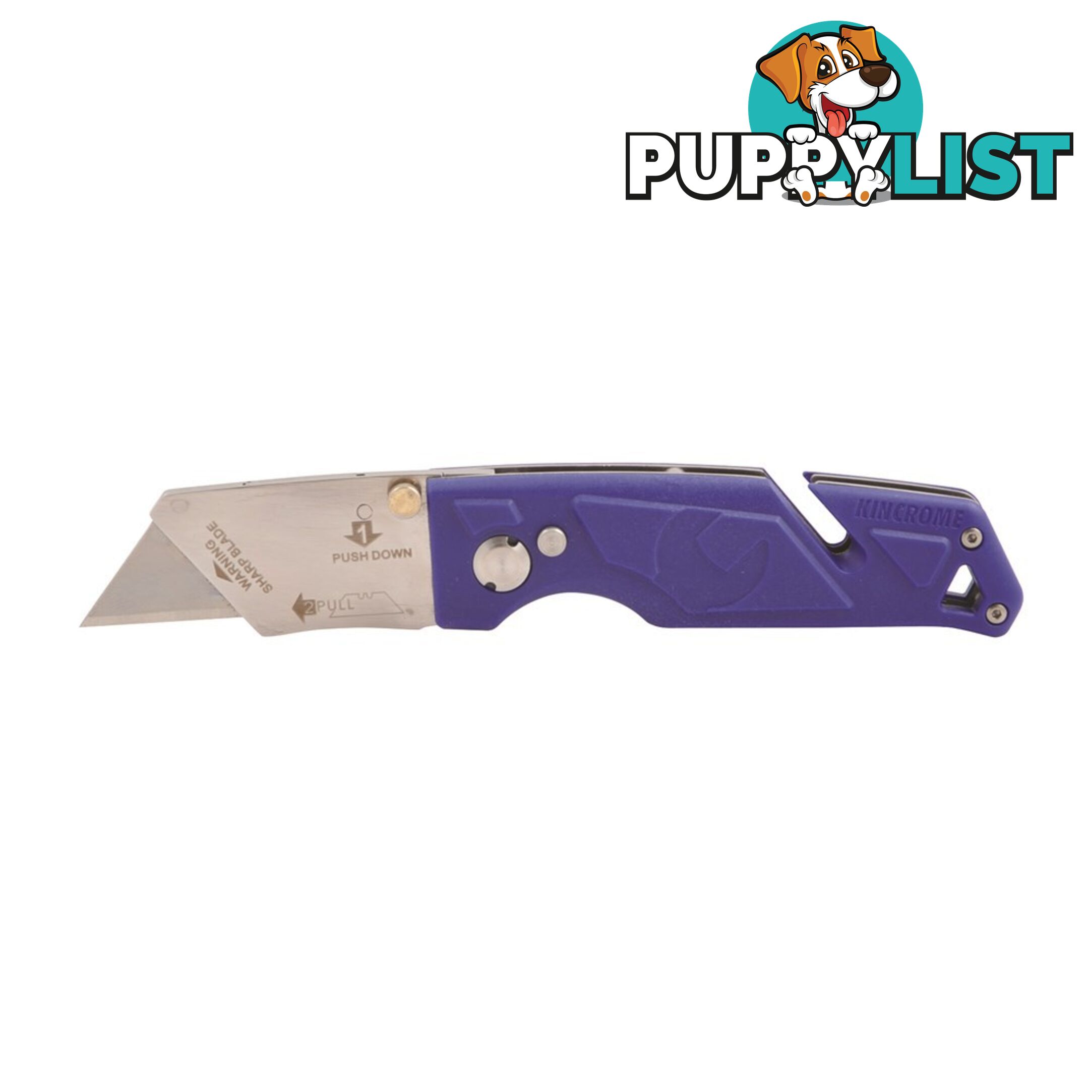 Folding Utility Knife Plastic Lockback Kincrome K6100