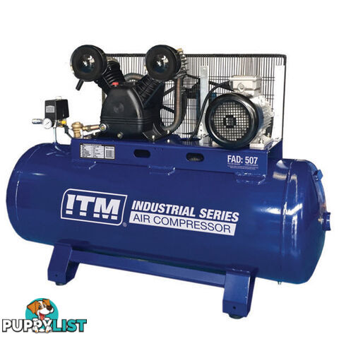 Air Compressor Belt Drive Stationary 5.5 HP 200 Litres ITM TM353-55200