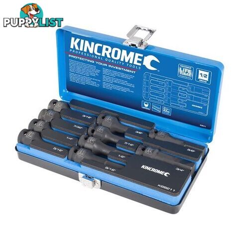 Hex Impact Socket Set 10 Piece 1/2" Drive - Imperial Kincrome K28211