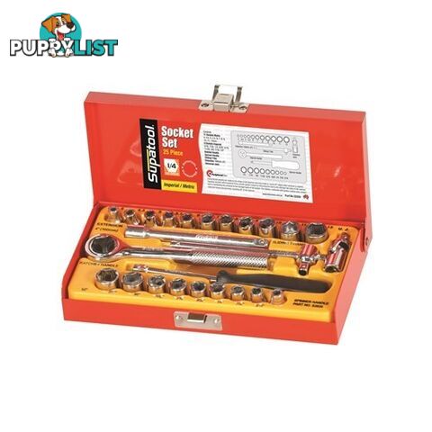 Socket Set 25 piece Kincrome S2026