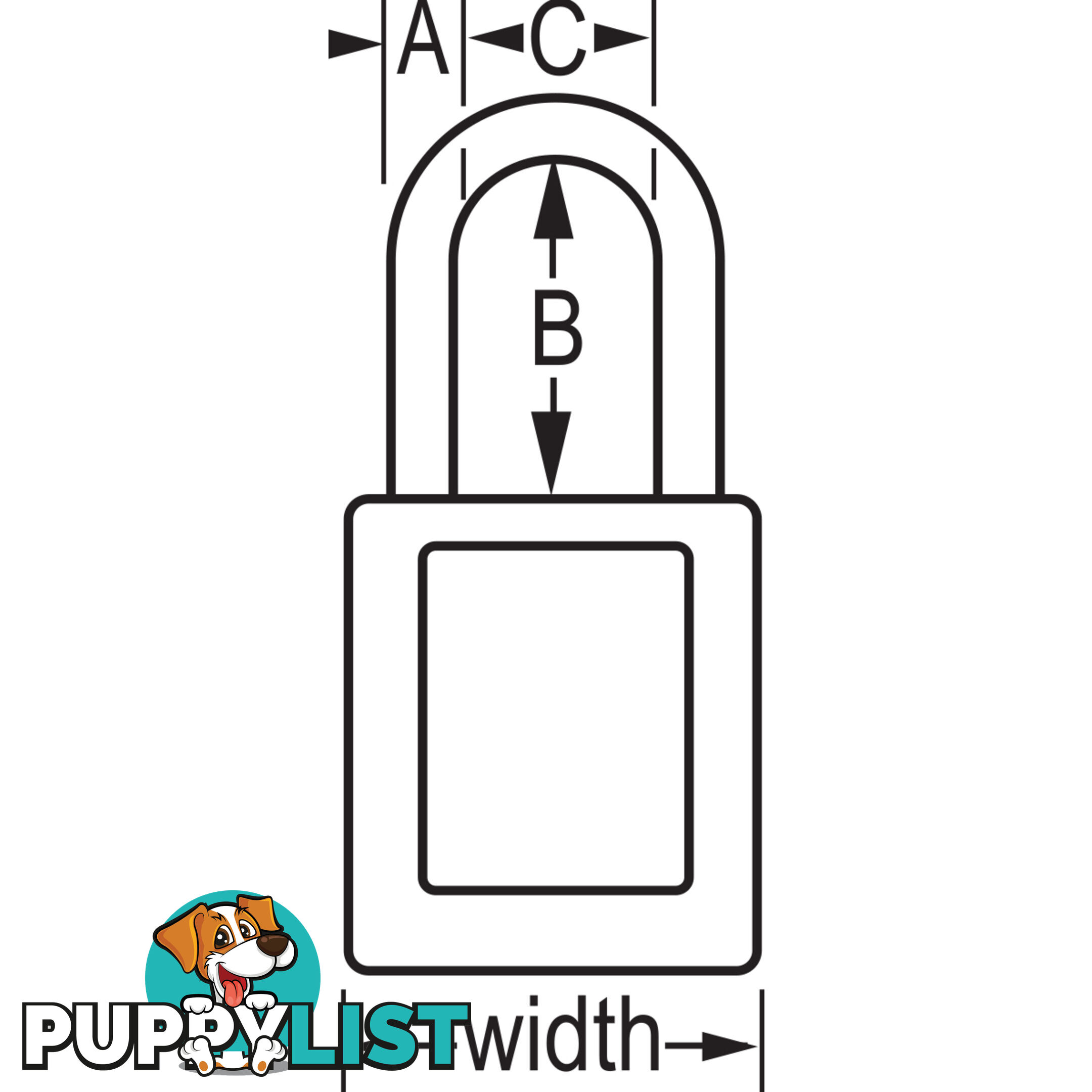 Yellow Zenex Safety Padlocks 38mmX38mm Masterlock 410YLW