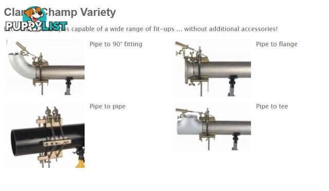 ST-110 Standard Clamp Pipe Alignment Kit 1-10" (25-250 mm) 781000