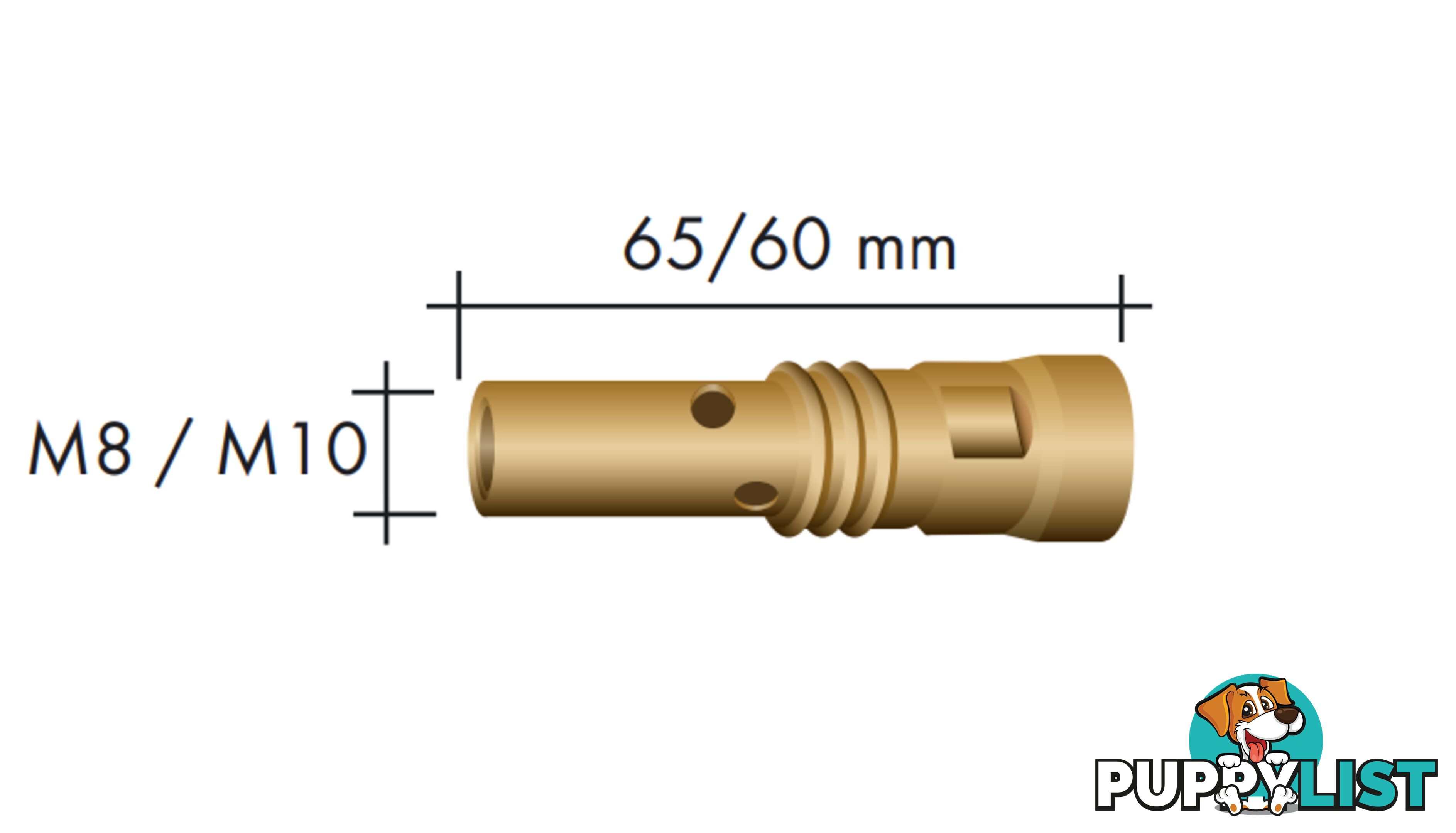 Tip Holder M10 Abimig 455 Binzel P016.D156 - Pkt:2