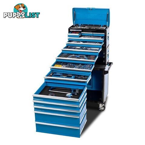 Evolution Tool Workshop 245 Piece 14 Drawer 1/4, 3/8 & 1/2" Drive Kincrome K1226