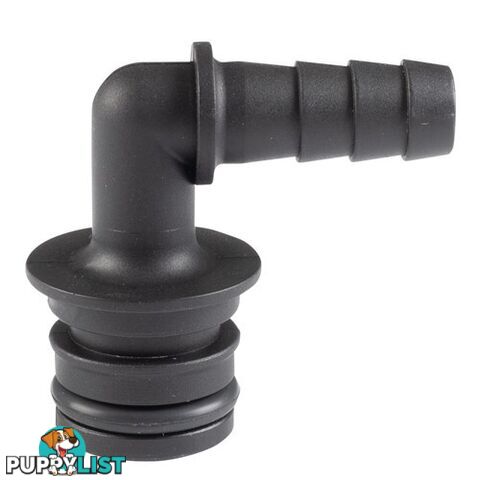 Connector - 3/4" Quick Connect X 1/2" Hose Barb Elbow Kincrome K16144