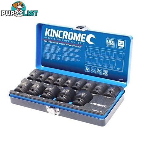 Impact Socket Set 14 Piece 1/2" Drive - Imperial Kincrome K28202