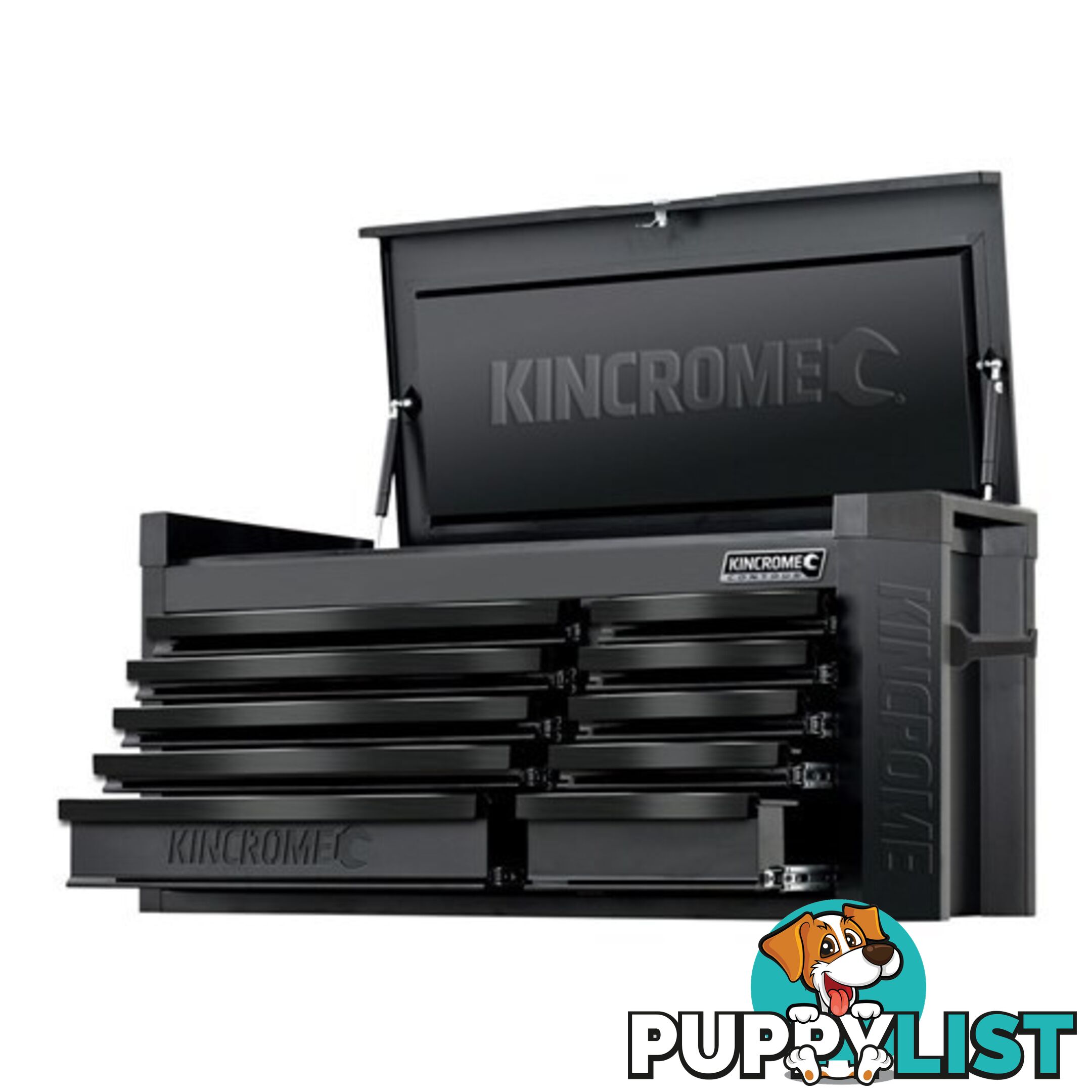 ContourÂ® Wide Tool Chest 10 Drawer Black Series Kincrome K7540