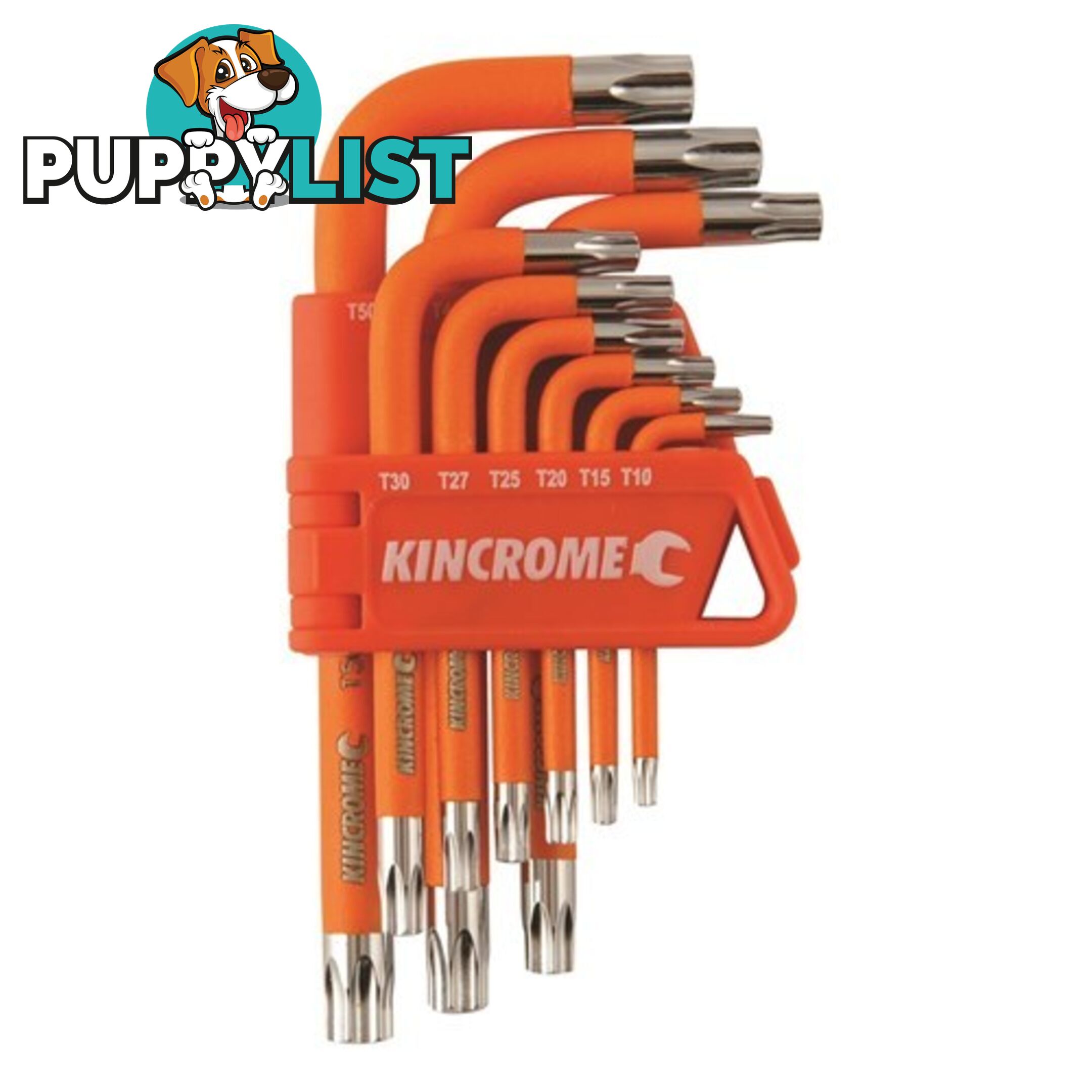 Tamperproof TorxÂ® Key Set Short Series 9 Piece Kincrome K5145