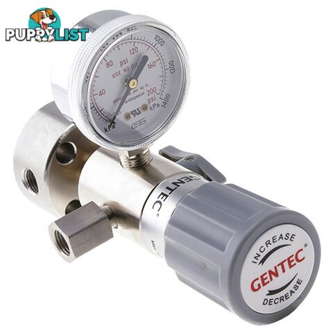 Gentec LRM Surface Mounted Regulator Ball valve+Reg Chrome Plated