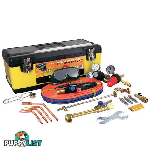 Bossweld Oxy/Acetylene Kit - Toolbox (Without Flashback Arrestors)