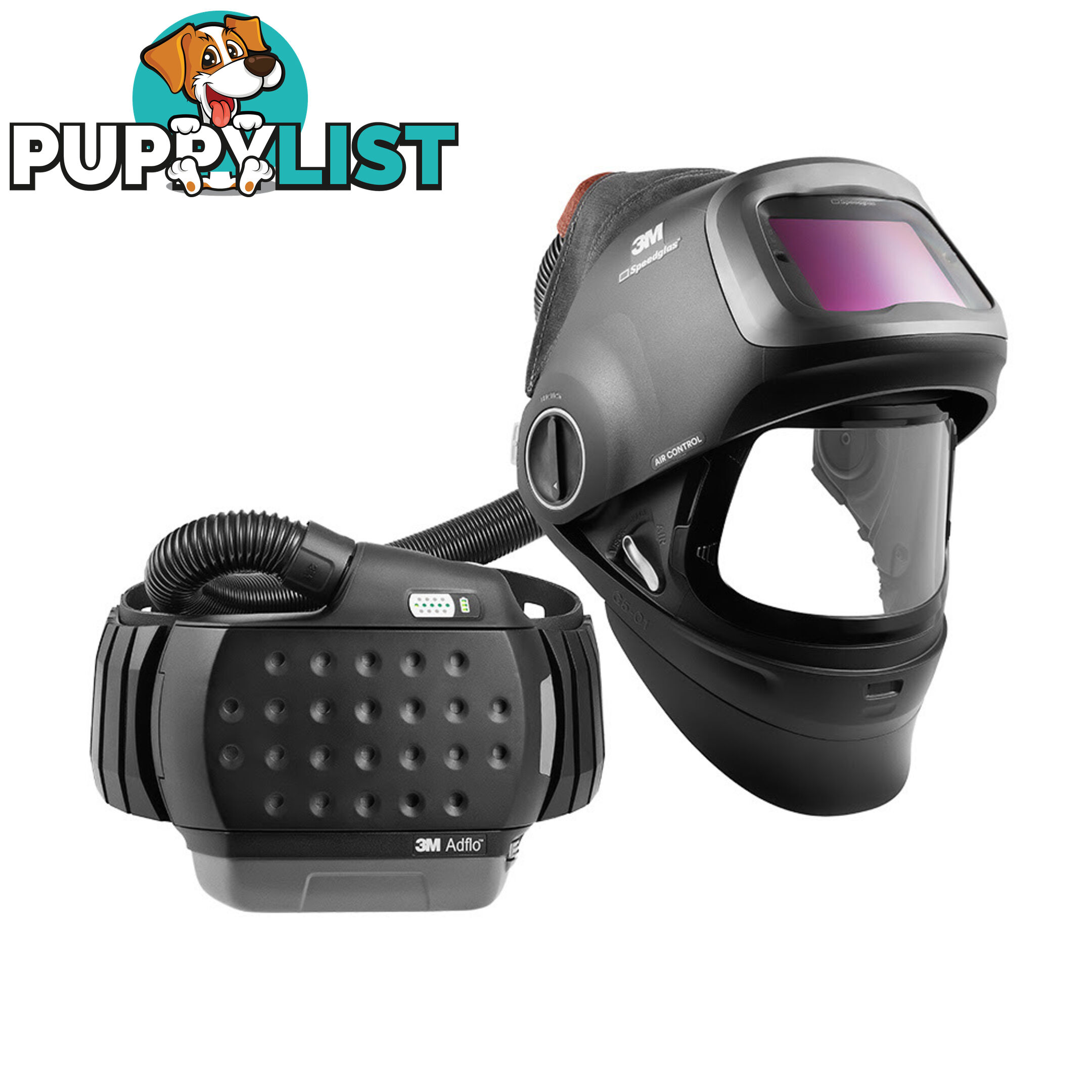 G5-01TW New Speedglas Welding Helmet With Heavy Duty Adflo PAPR 617820