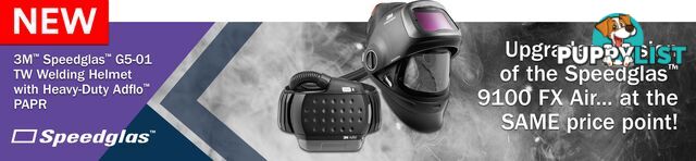 G5-01TW New Speedglas Welding Helmet With Heavy Duty Adflo PAPR 617820