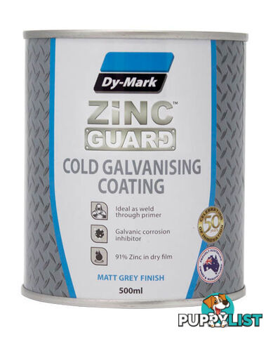 Cold Galvanising Coating 500ml 91% Zinc Dymark 230731050