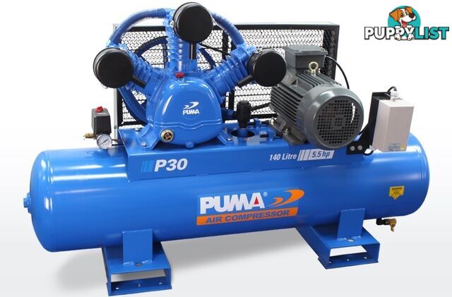 Air Compressor Dependable Performance 140 Litres Puma PU P30 415V