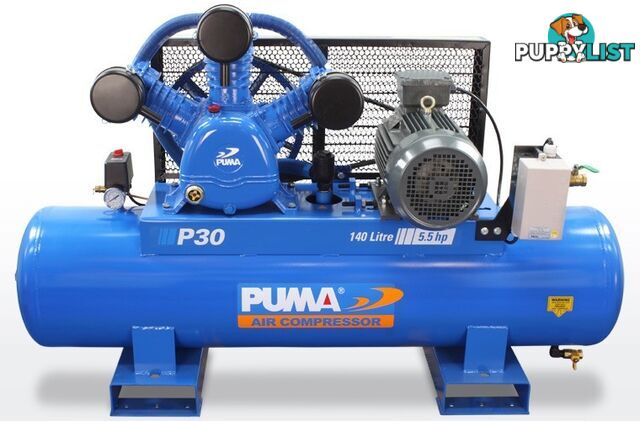 Air Compressor Dependable Performance 140 Litres Puma PU P30 415V