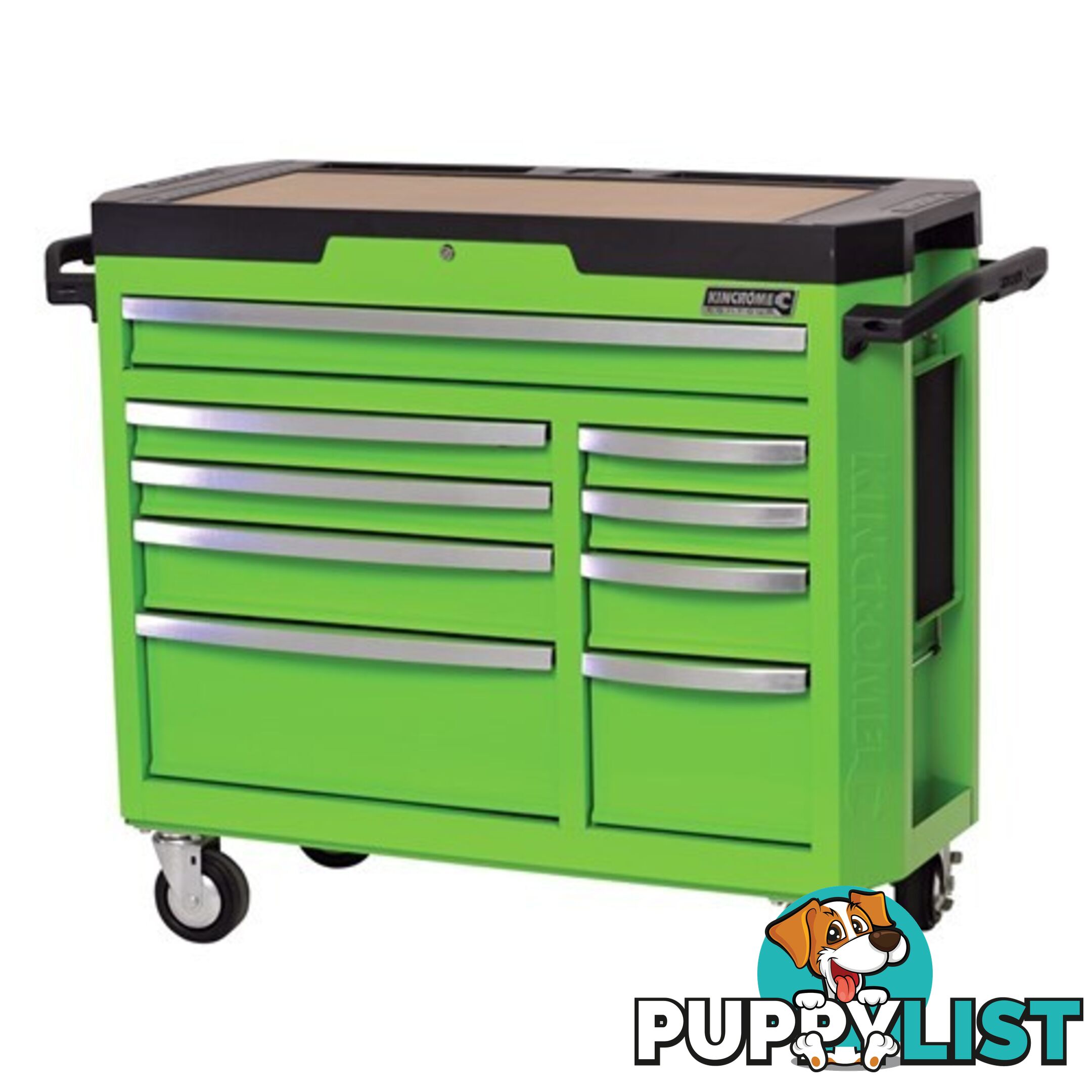 Tool Trolley 9 Drawer Green Kincrome K7759G