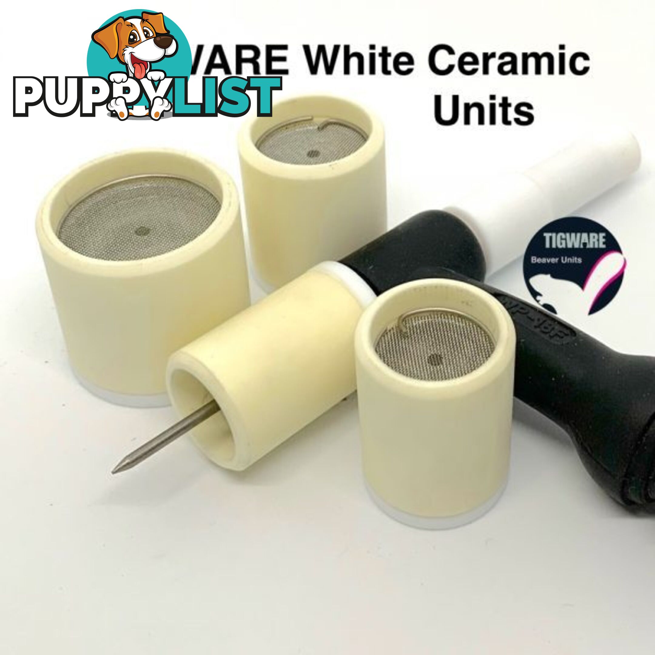 Ceramic Nozzles White Size 14 For 9/20 and 17/18/26 Series Torch