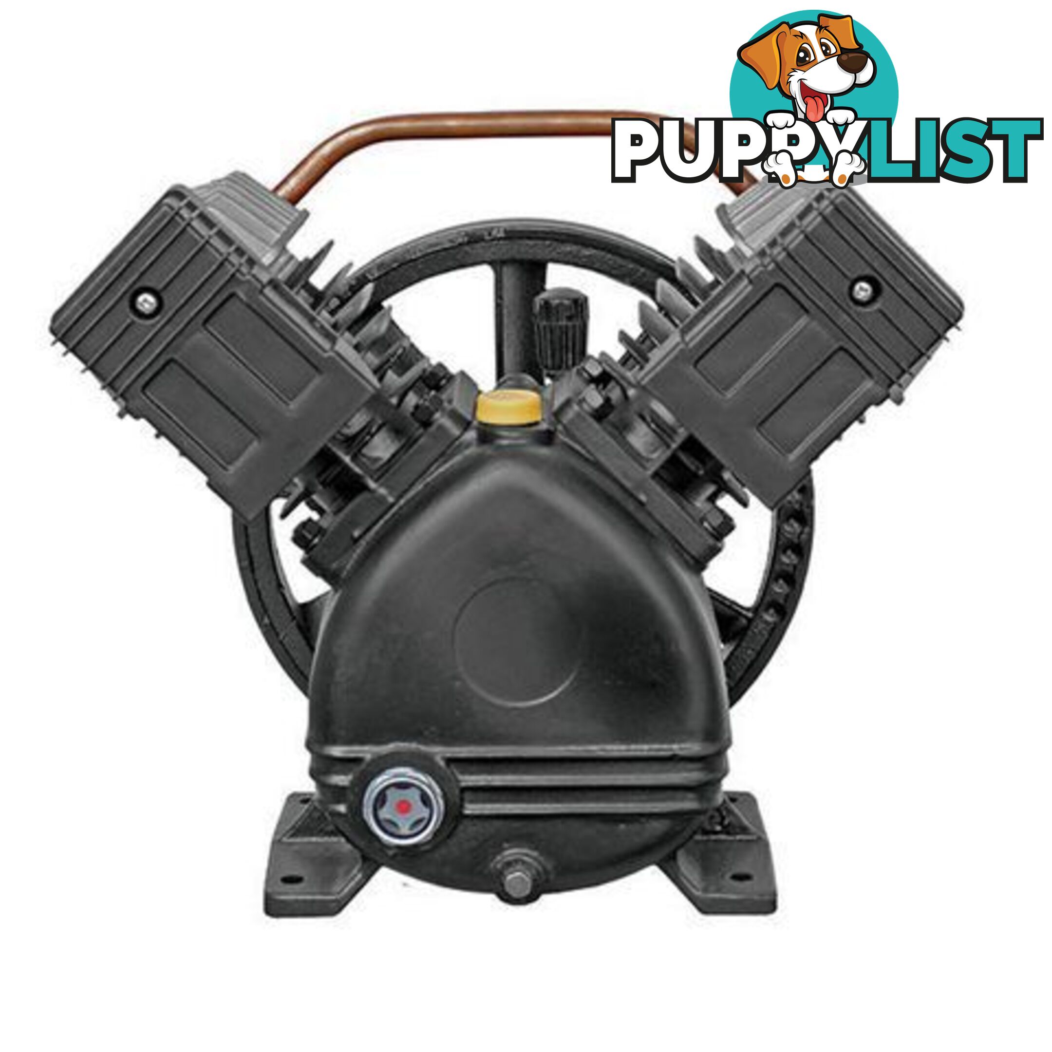 Compressor Pump 2.2hp V-Twin Cast Iron ITM TM359-022