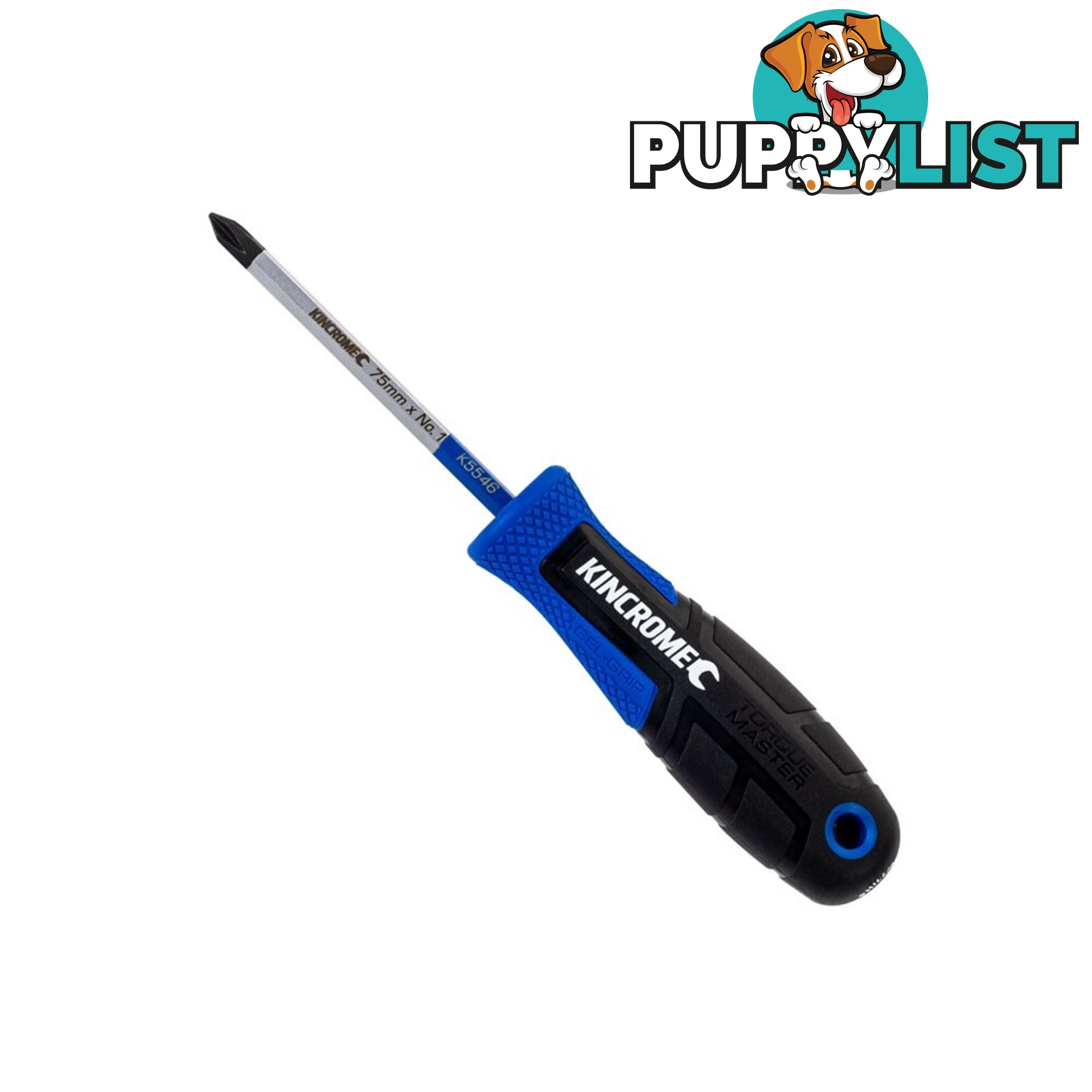 TorquemasterÂ® Phillips Screwdriver No.1 X 75mm Kincrome K5546