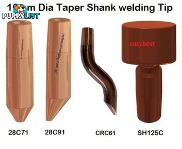 Off Centre Spot Tip (Tapered) Spot Welder Electrode 28C91