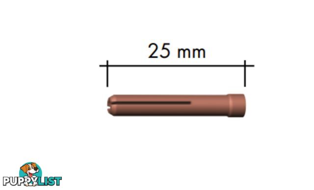 Collet 2.4mm 13N23 Binzel 701.0252 Each