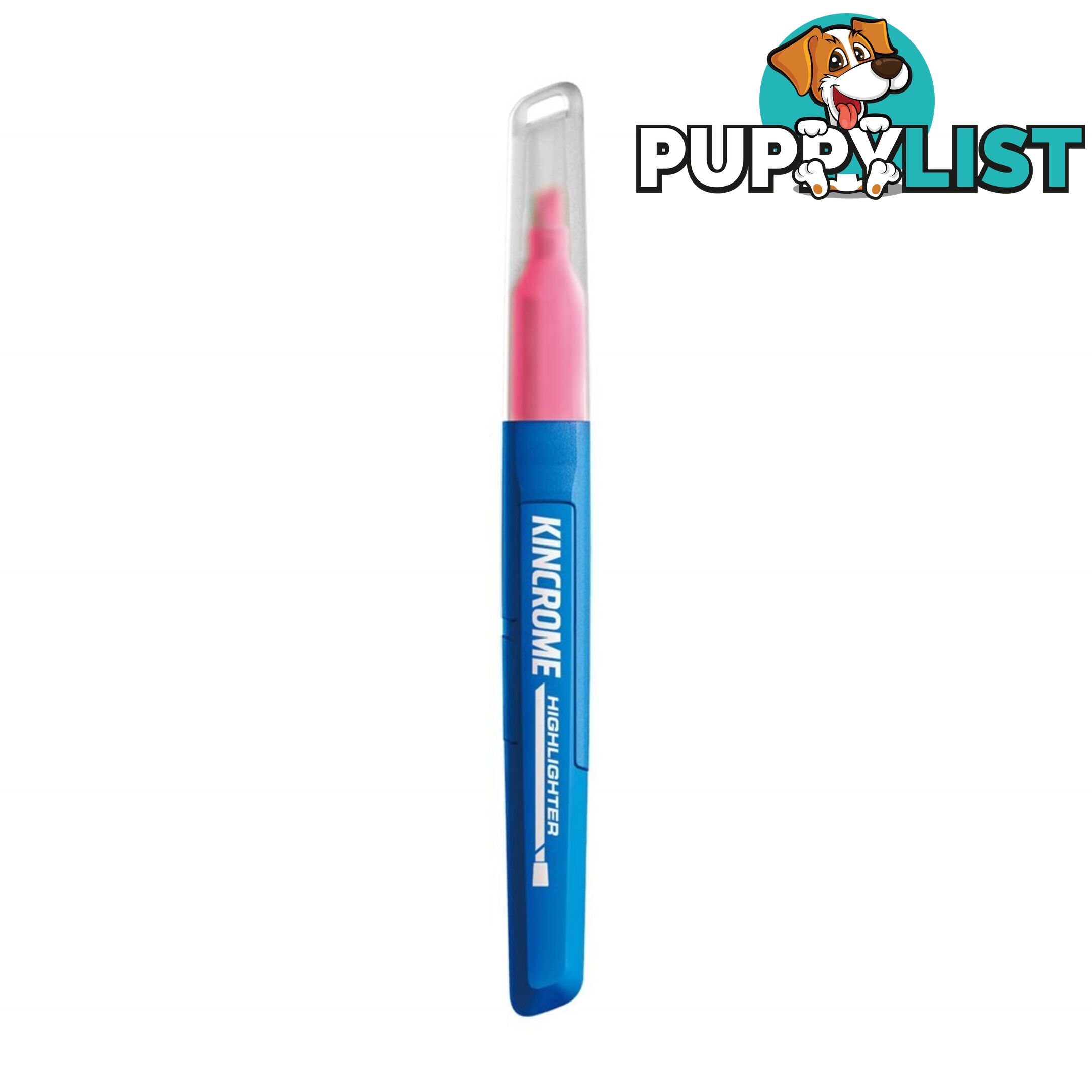 Highlighter Marker Chisel Tip Pink Each Kincrome K11762