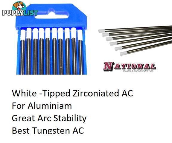 TIG Tungsten 4.0mm x 175mm WZ8 Zirconiated Each 40Z