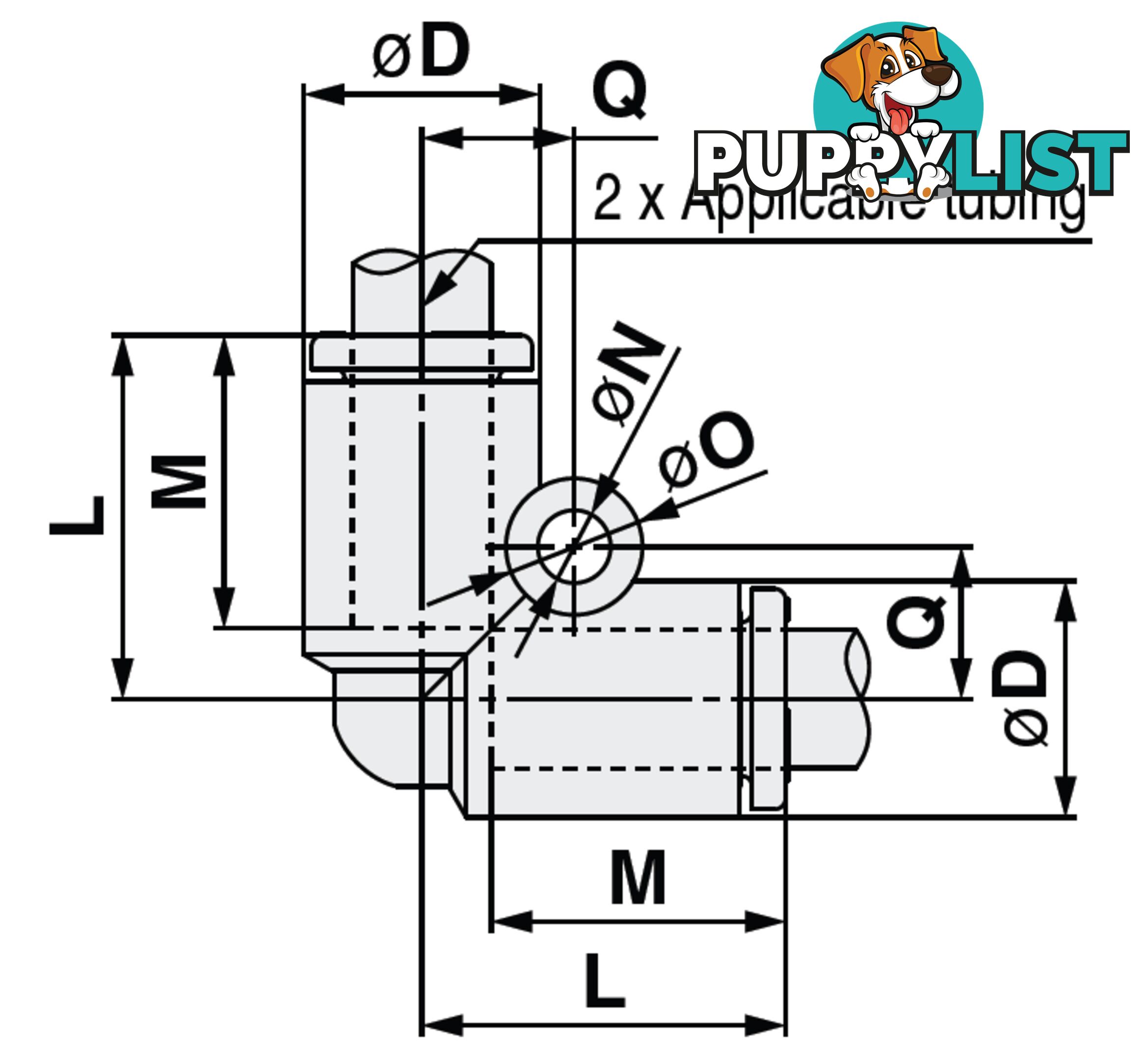 6mm ELBOWS KQ2L06-00A1 union