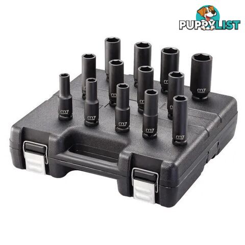 Impact Deep socket set 13 pce 1/2" drive  7/16" - 1-1/4" M7 M7-MB45013S